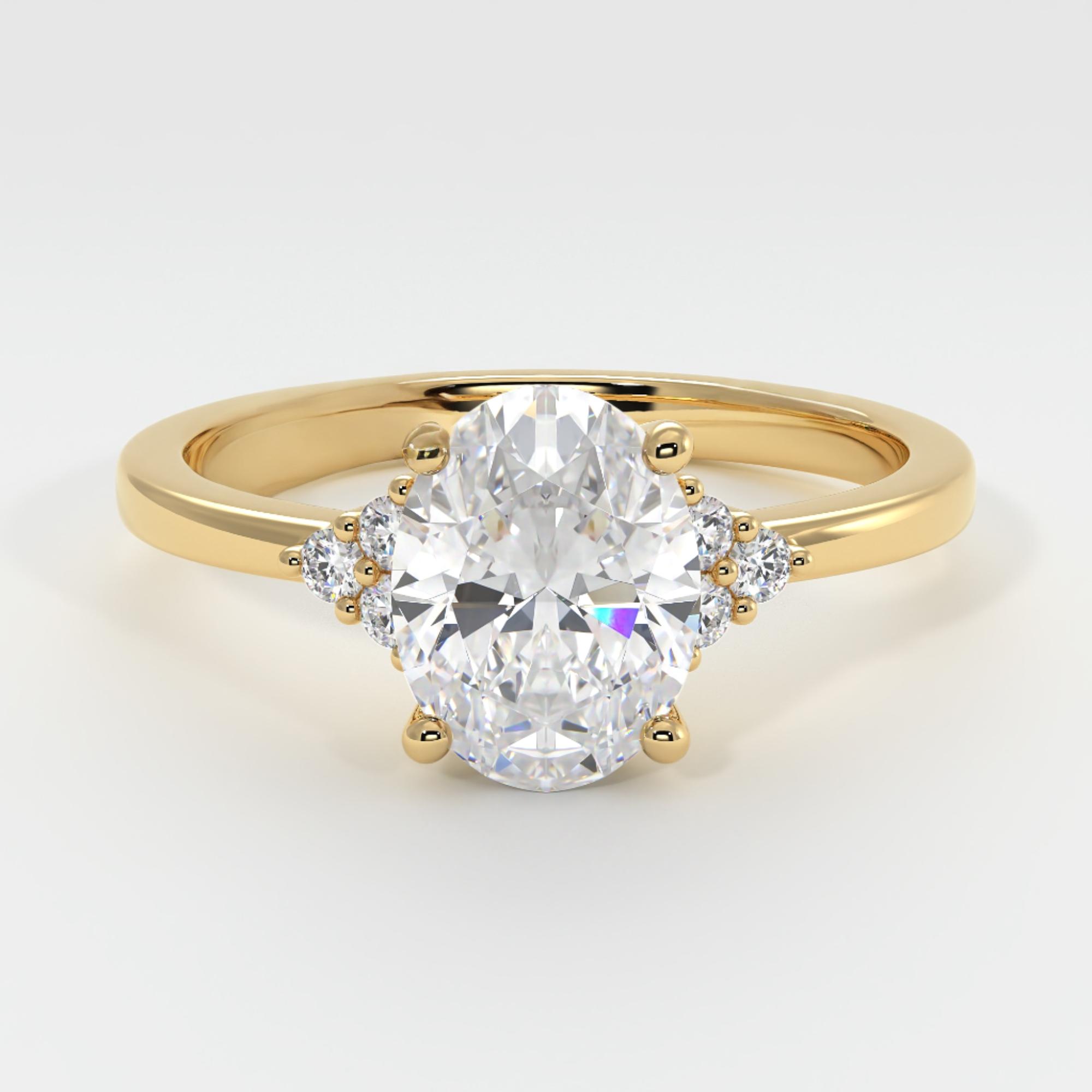 טבעות אירוסין יהלומי מעבדה